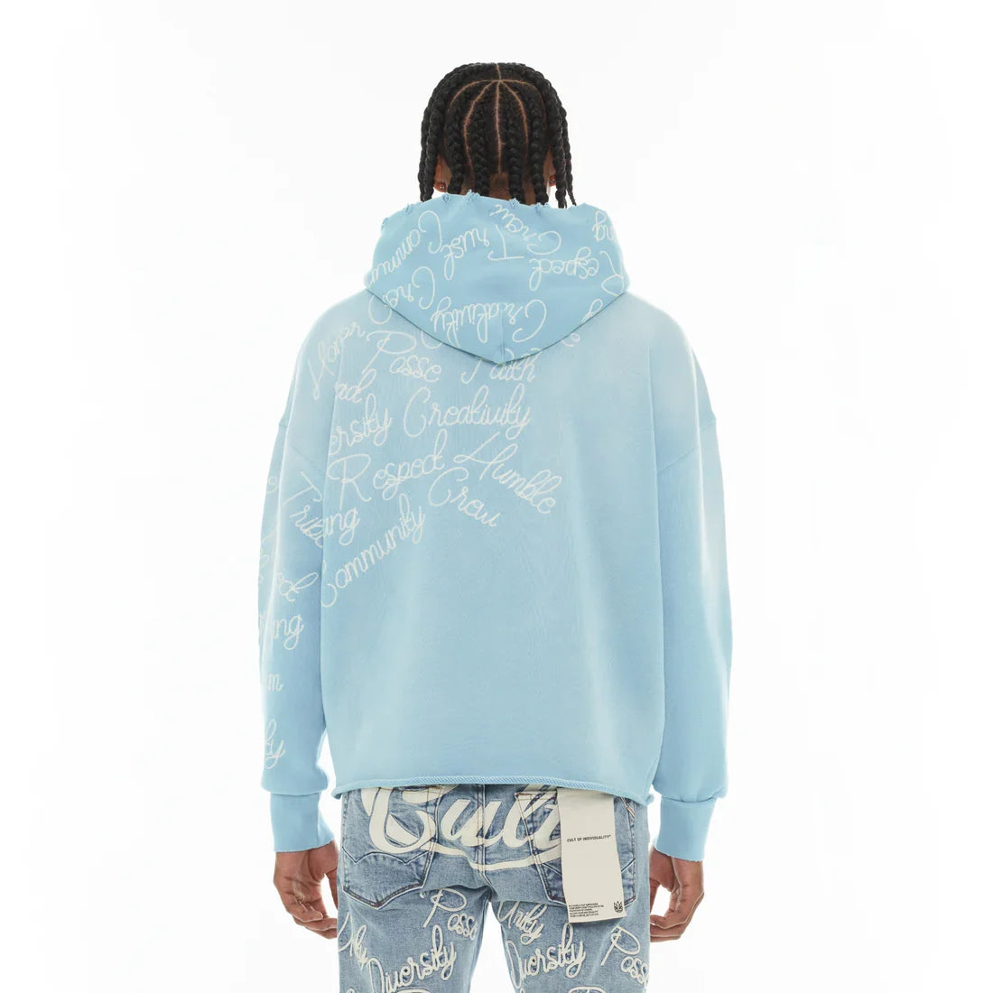 Cult Of Individuality Novelty Hoodie - Blue Glow
