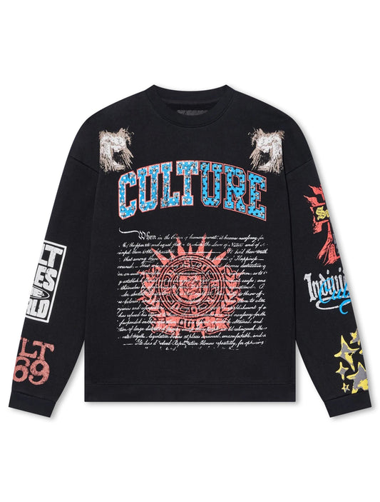 Cult Of Individuality Culture Sweatshirt - Black