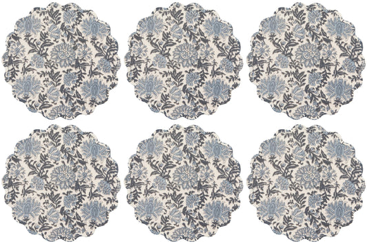 Set of 6 Placemat Double Weave Briar