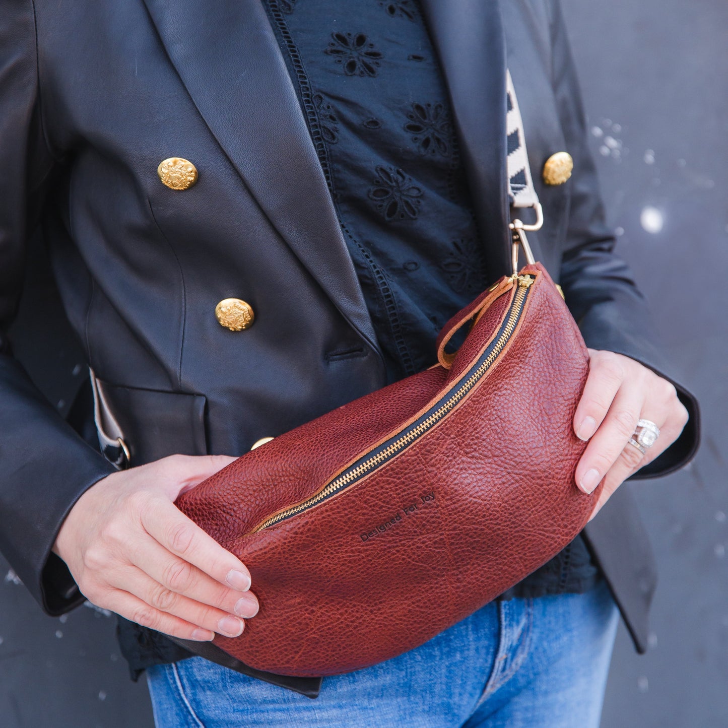 Ruby Crossbody Sling Belt Handbag
