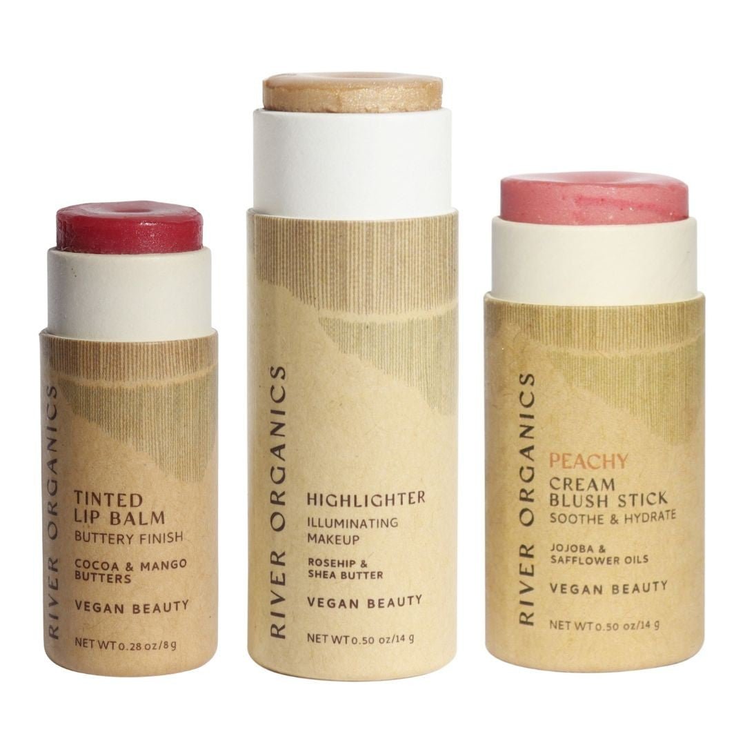 Lip + Highlighter + Blush Set