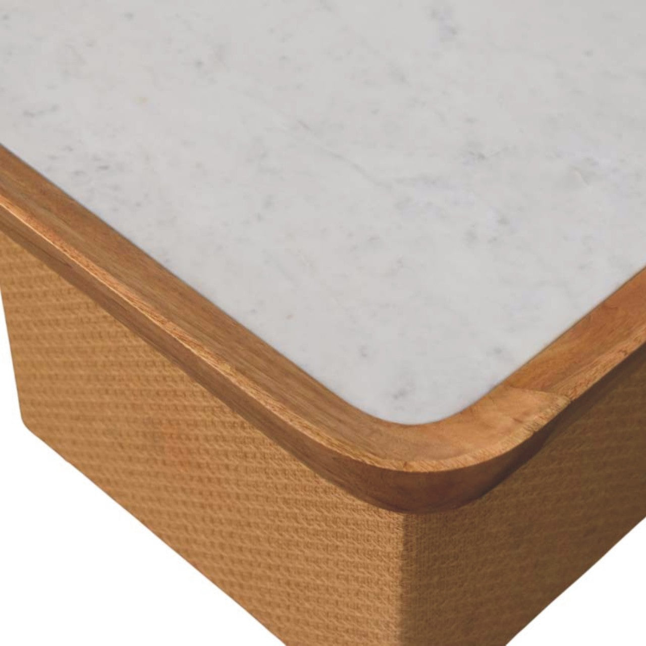Solid Wood Marble Top Chatai Coffee Table