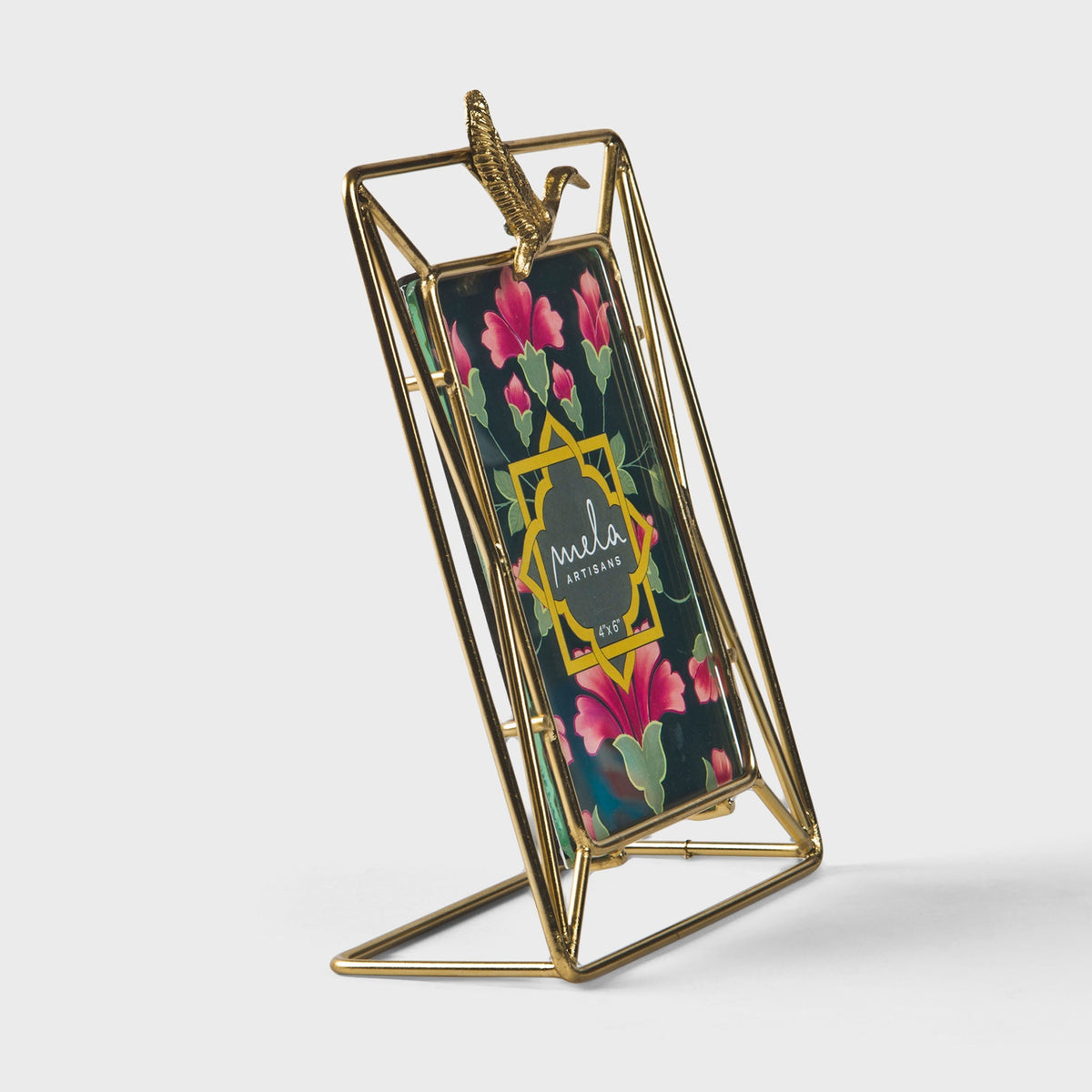 Serenity Crane Metal Photo Frame 4x6, Gold