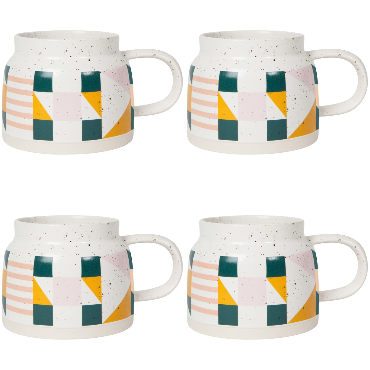 Set of 4 Mug Formation Sequence