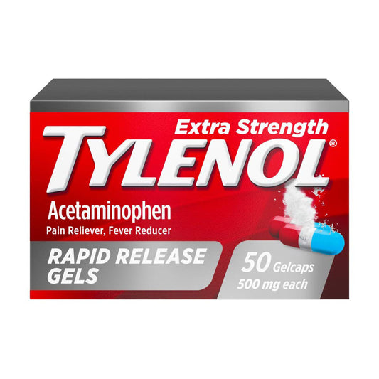 Tylenol For Adults Extra Strength 500 Mg Acetaminophen Gelcaps
