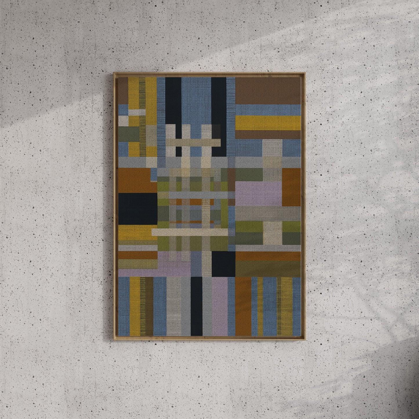Woven Perspectives No. 08 — Geometric Abstract Art Print