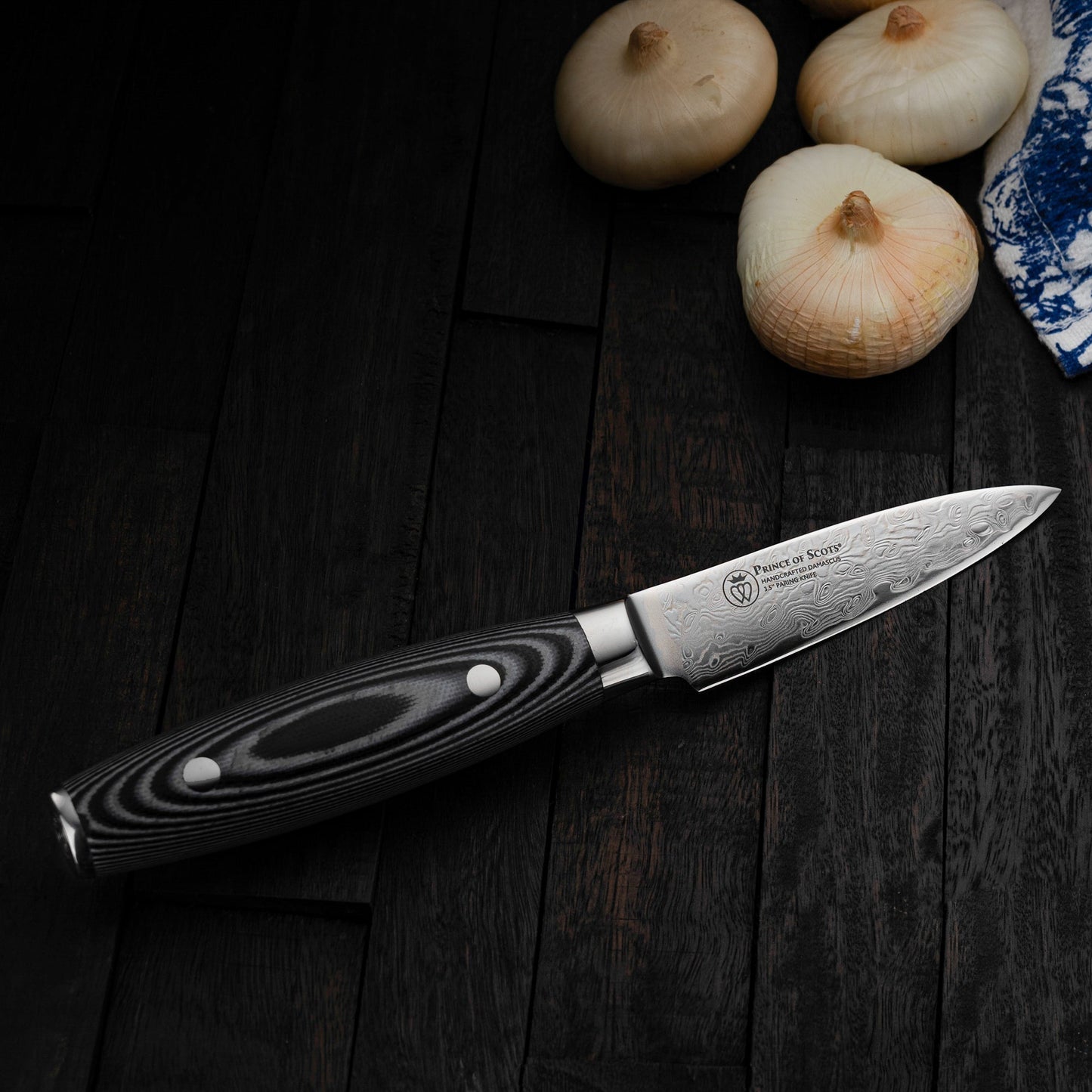 3 1/2 Inch Damascus Paring Knife