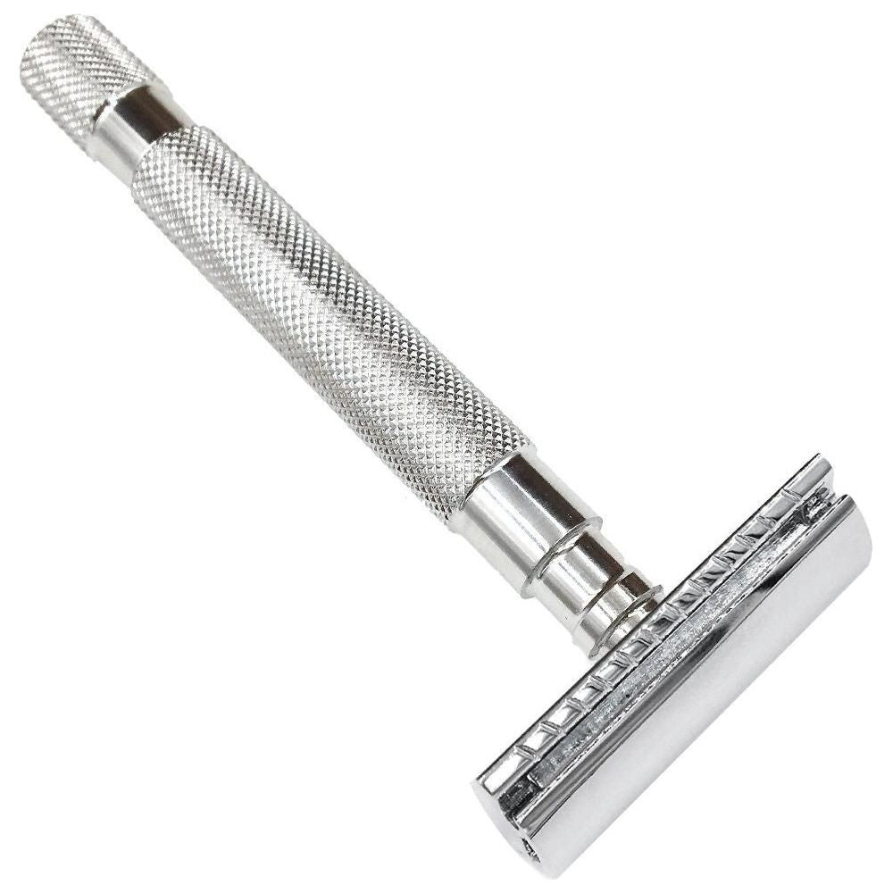 Parker 64S Stainless Steel Handle With Closed Comb Head Safety Razor