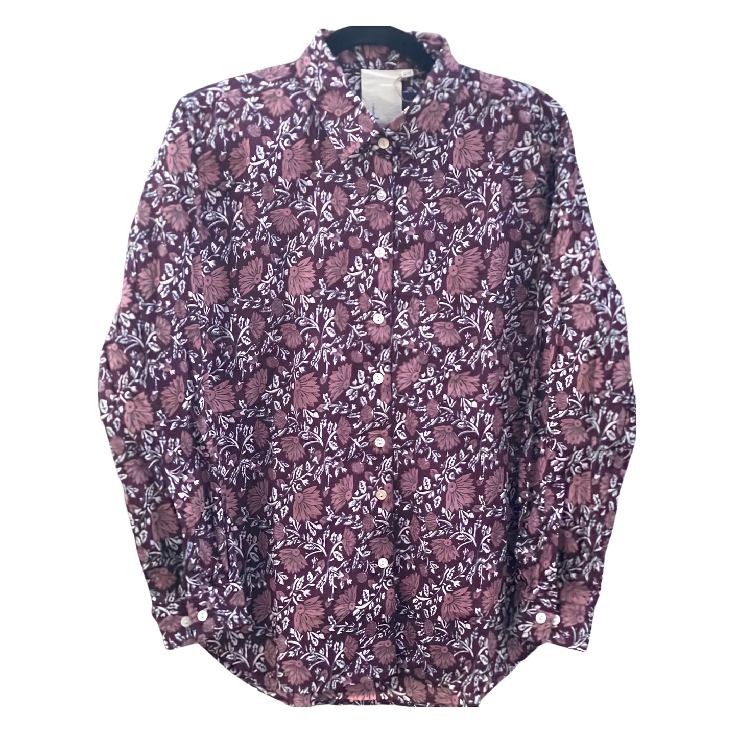 Good Boyfriend Shirt - Ojai Floral Beet / Raisin Rose