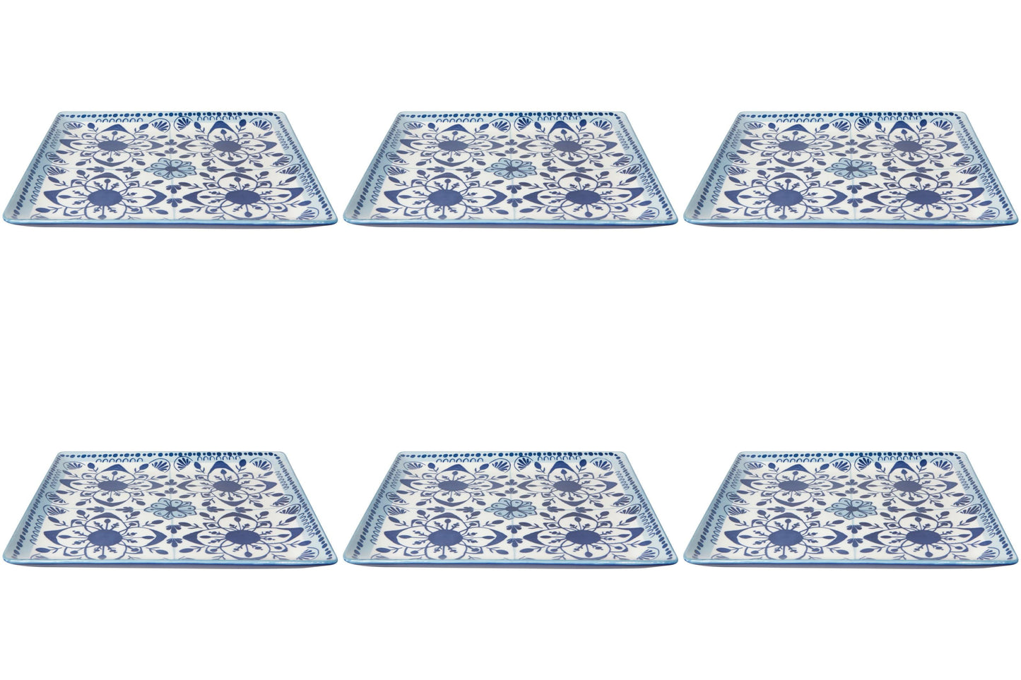 Set of 2 Porto Stamped Plate 10 Inch