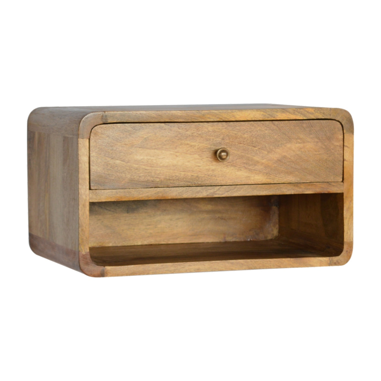Solid Wood Floating Curve Open Slot