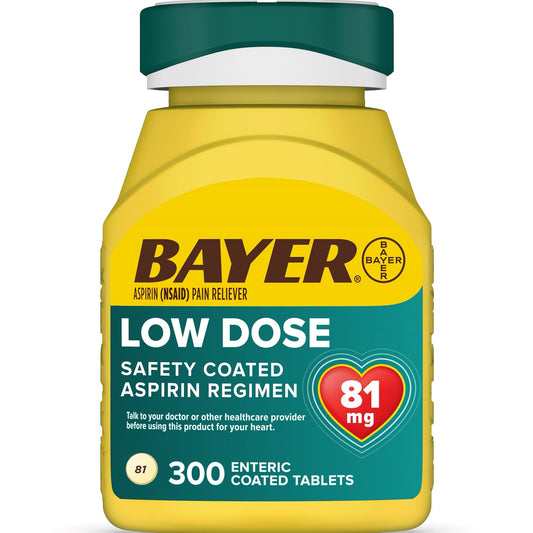 Bayer ASPIRIN REGMN TB 81MG 300 EC