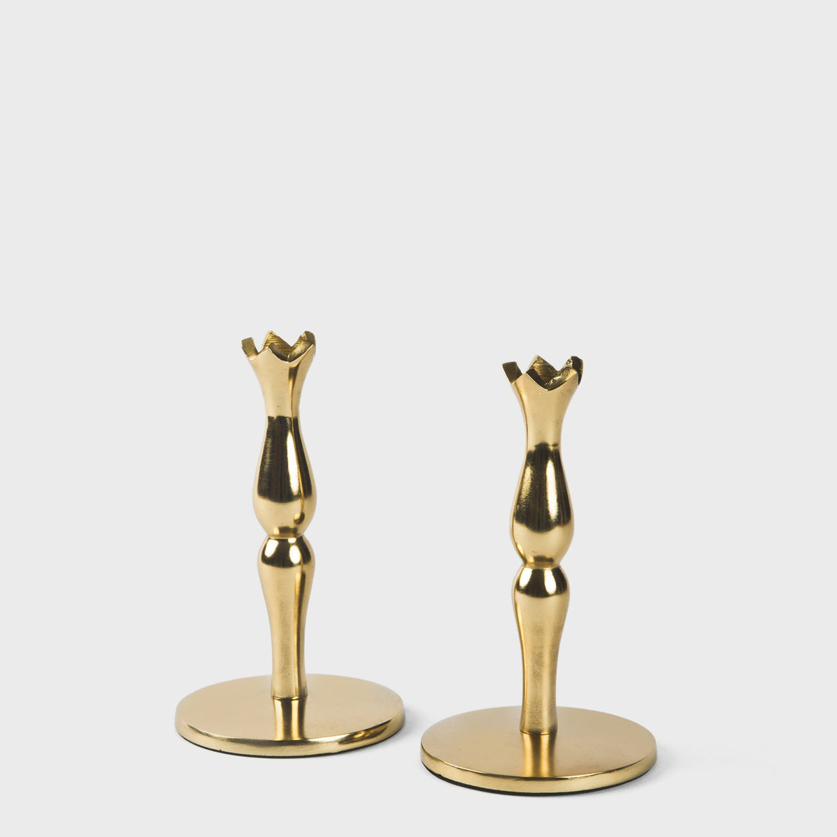 Holiday Accents Brass Candlesticks – Set of 2