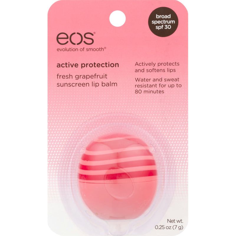 eos Active Protection Lip Balm SPF 30 Fresh Grapefruit Sphere .25oz