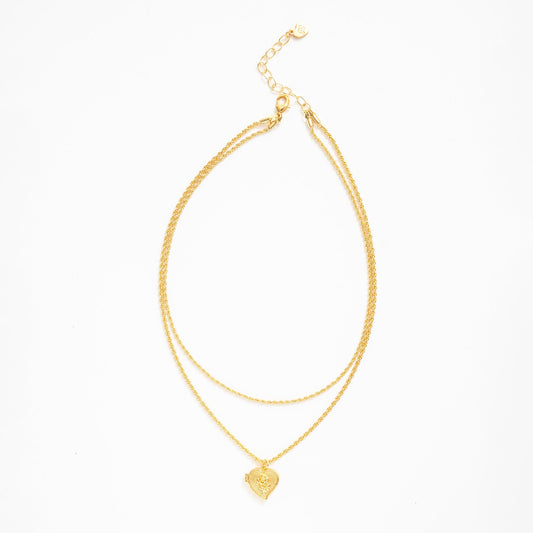 FS x For Love & Lemons Lottie Layered Heart Locket