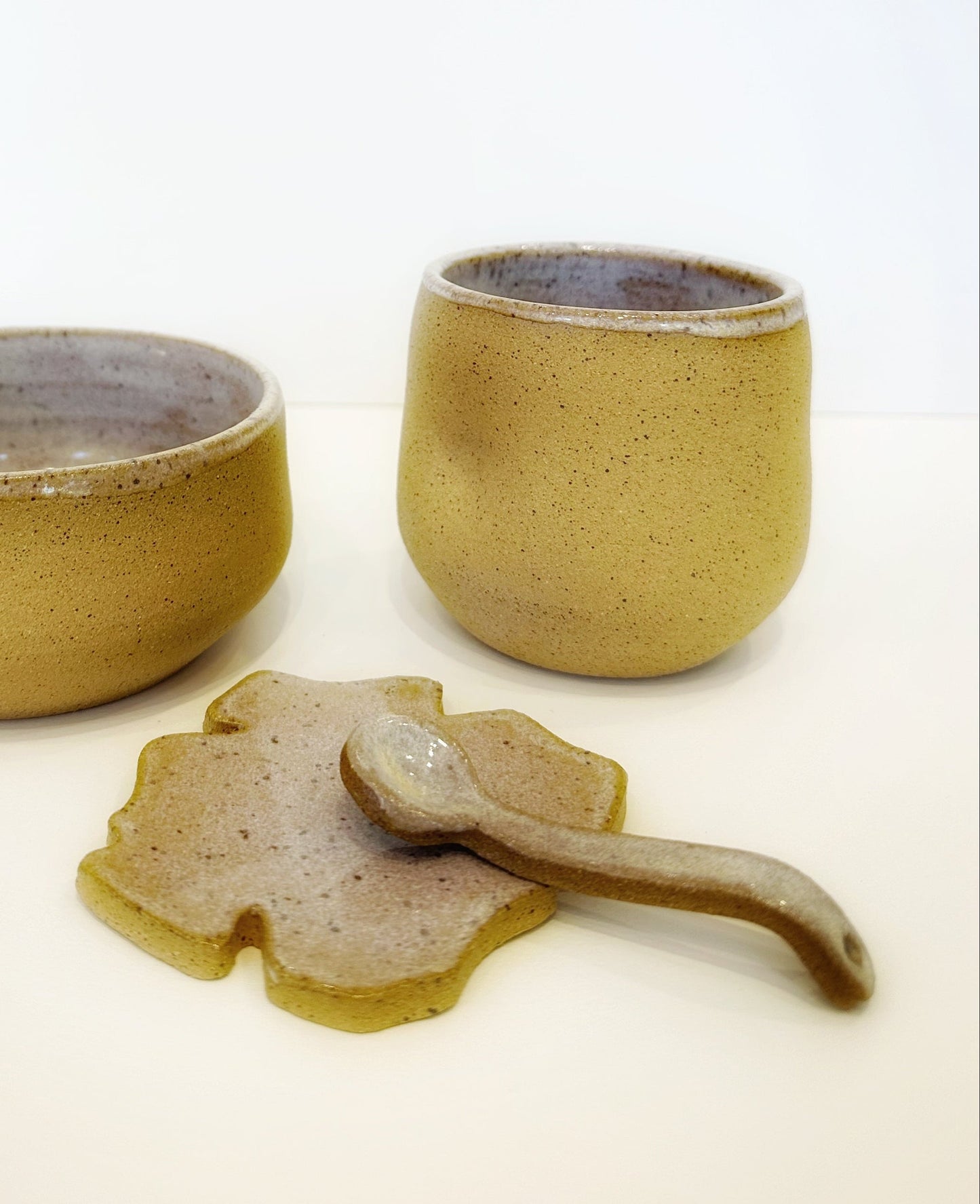 Handmade Flower Coasters — Set of Two