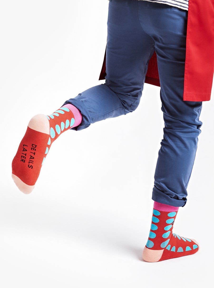 The Socks - Dream First Details Later Red - Osadia Concept Store