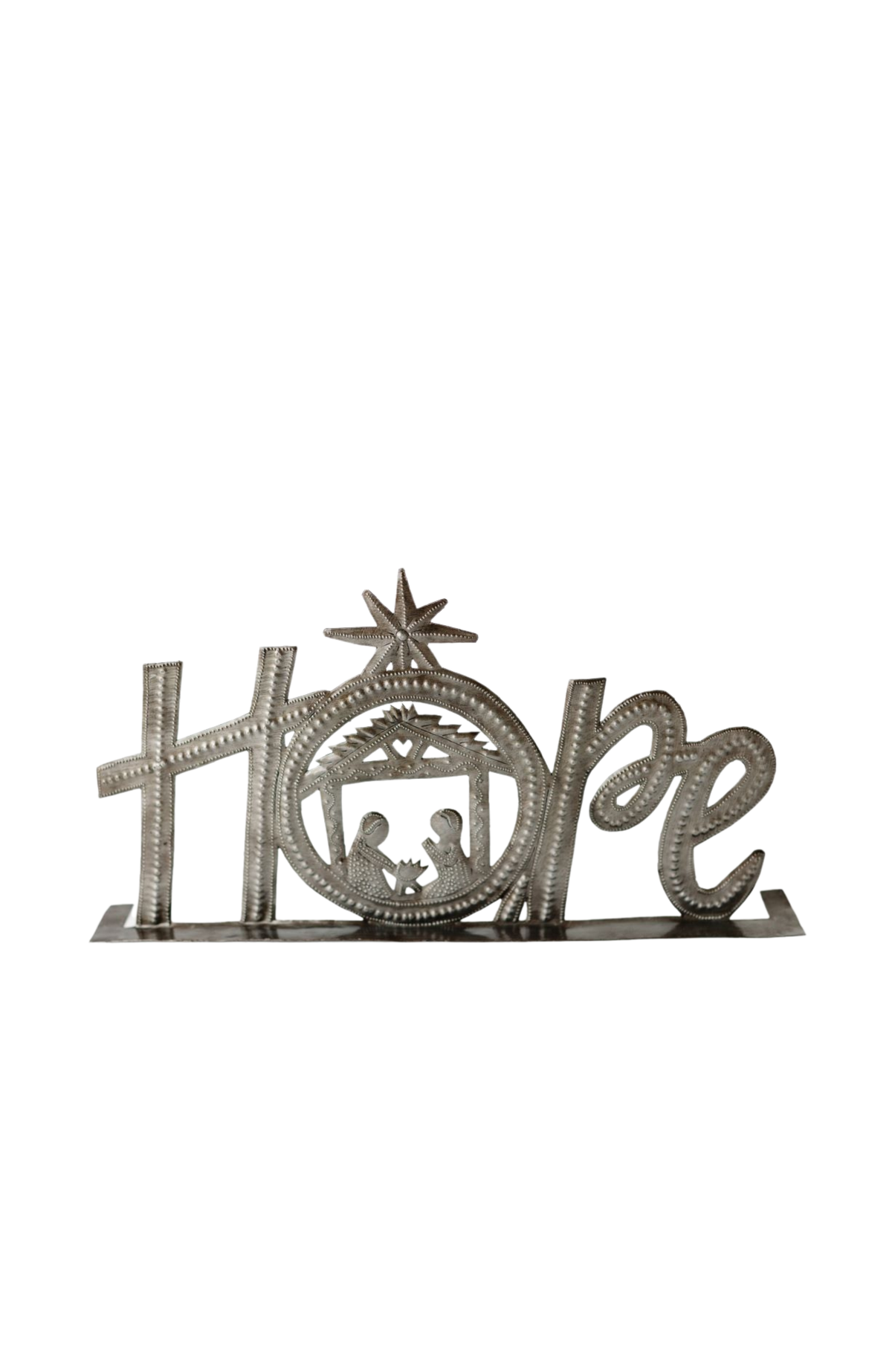 Hope Standing Metal Art