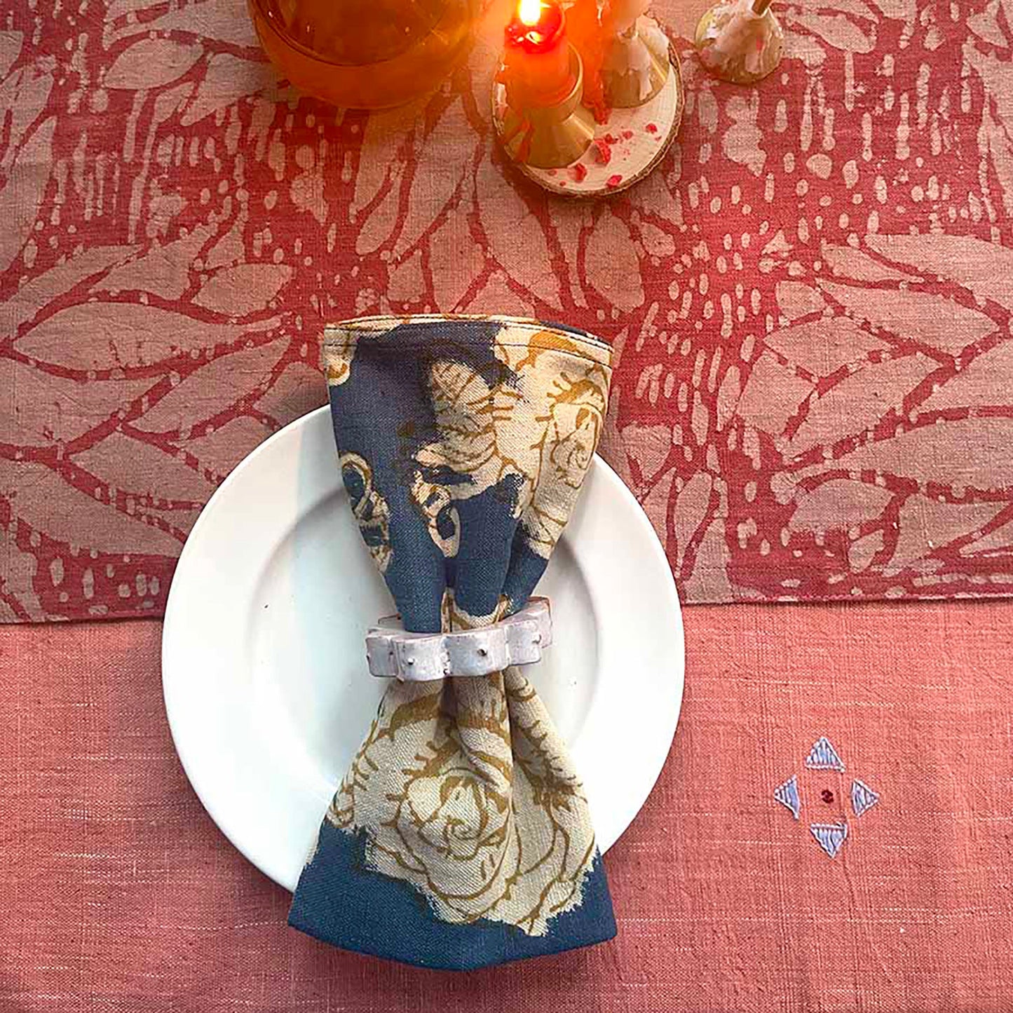 Organic Cotton Napkins (Set of 4) - Rose Gold