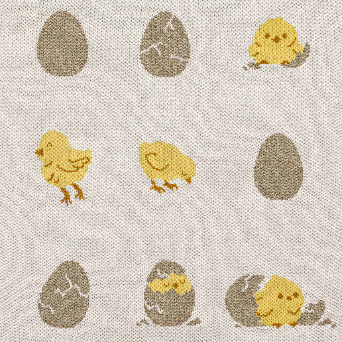 Baby Chicks - Cotton Sustainable Knit Animal Blanket