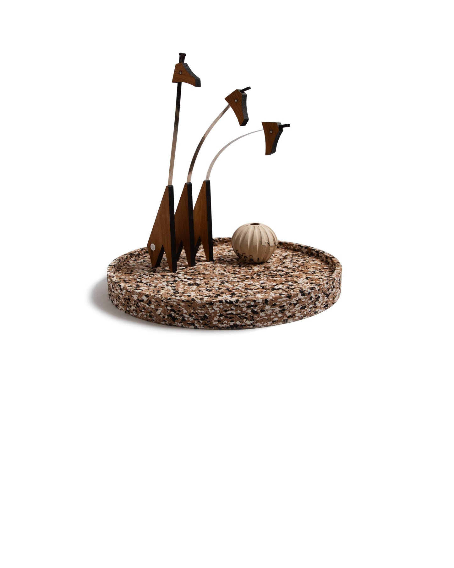 12" Tray Chic | Cork Terrazzo