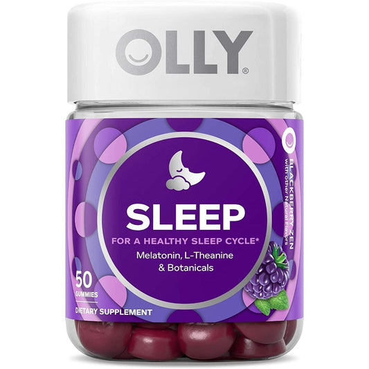 Olly Restful Sleep Gummy Supplements, Blackberry Zen