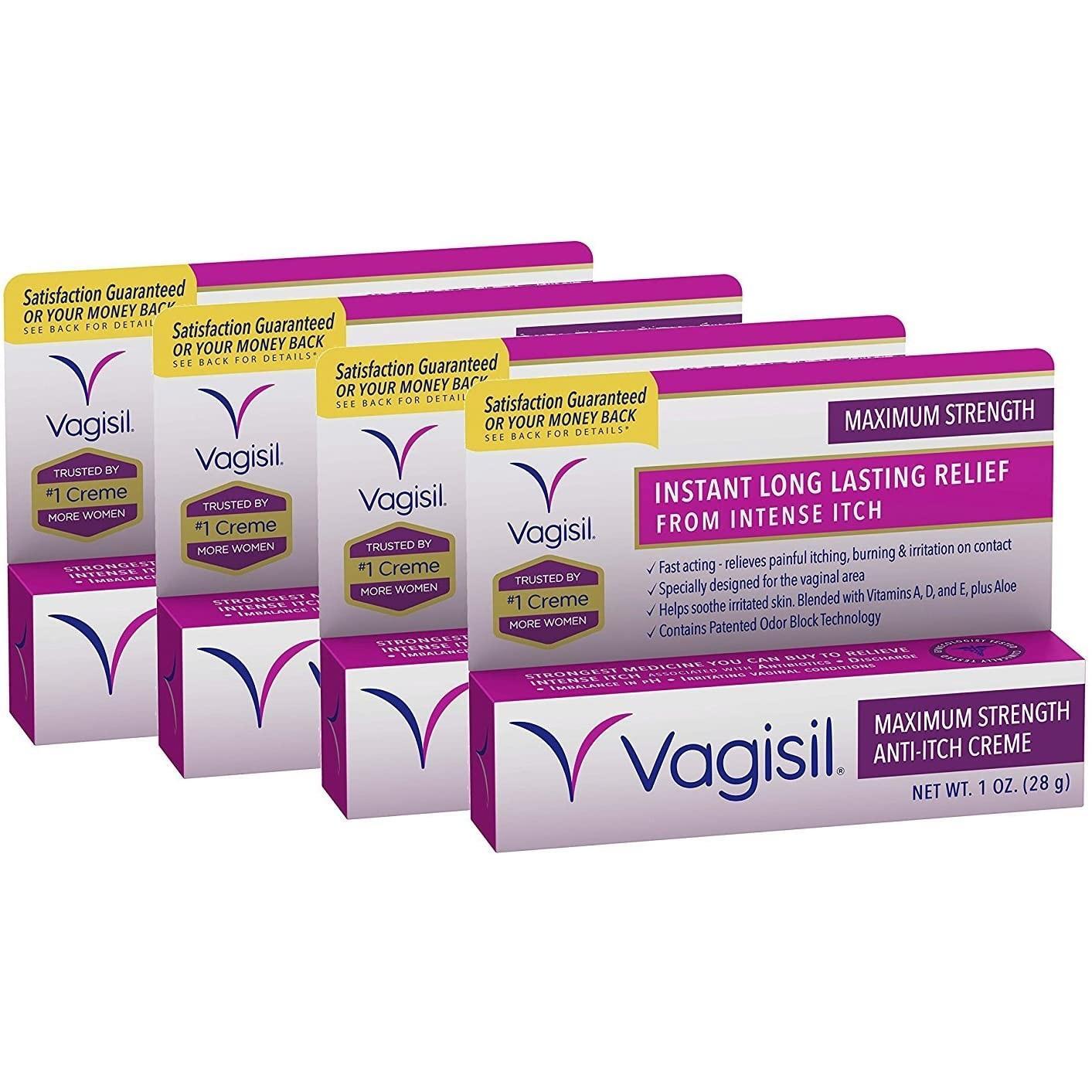 Vagisil Anti-Itch Creme, Maximum Strength, 1 Ounce