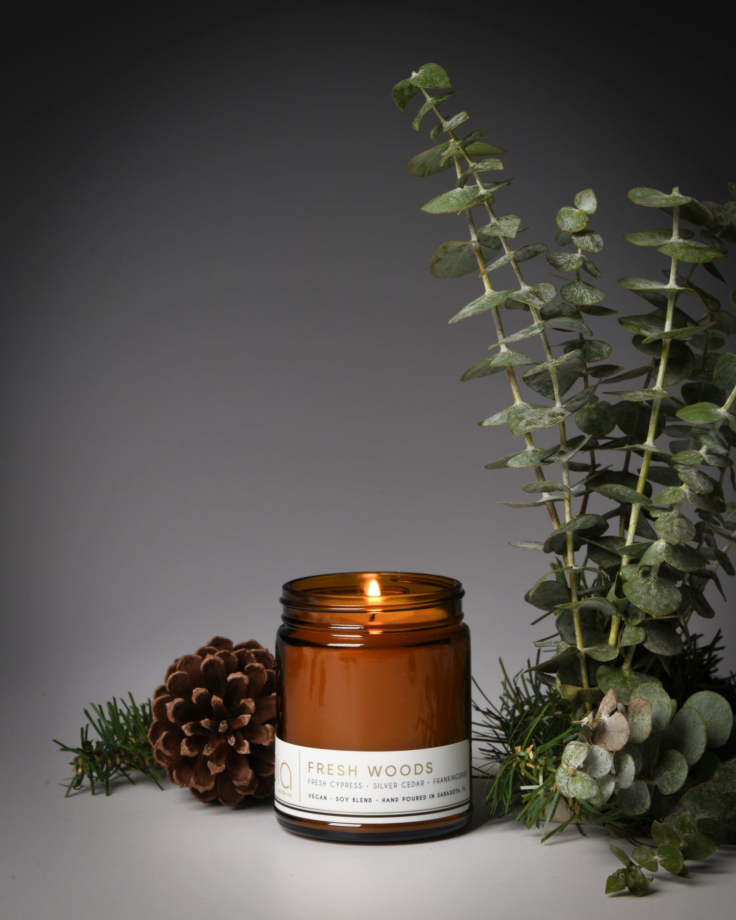 Fresh Woods Soy Blend Candle — Pine, Balsam & Cedar