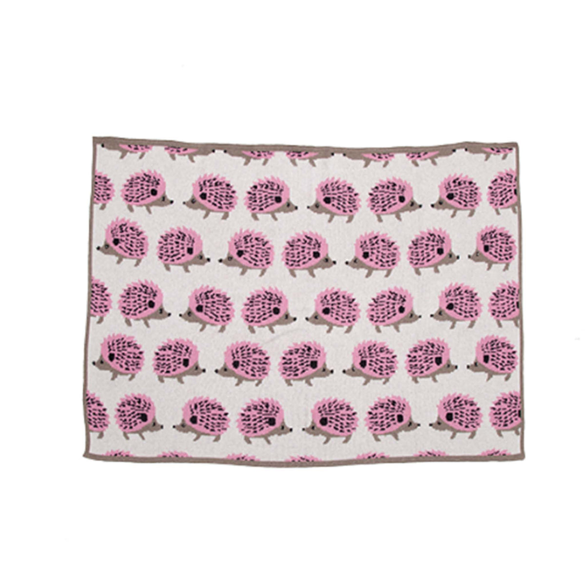 Baby Hedgehog - Cotton Knit Blanket