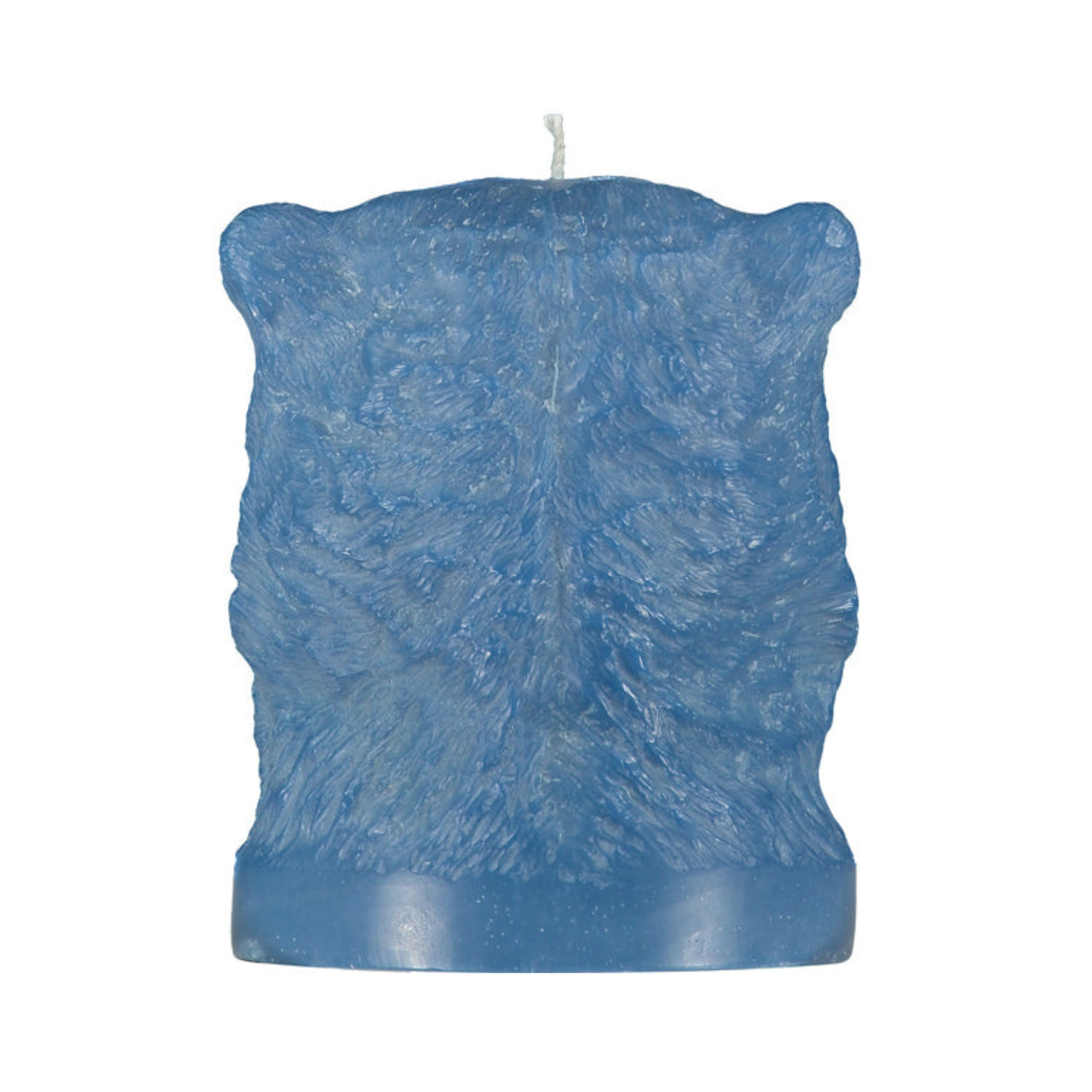 Saxe Blue Bear Head Candle