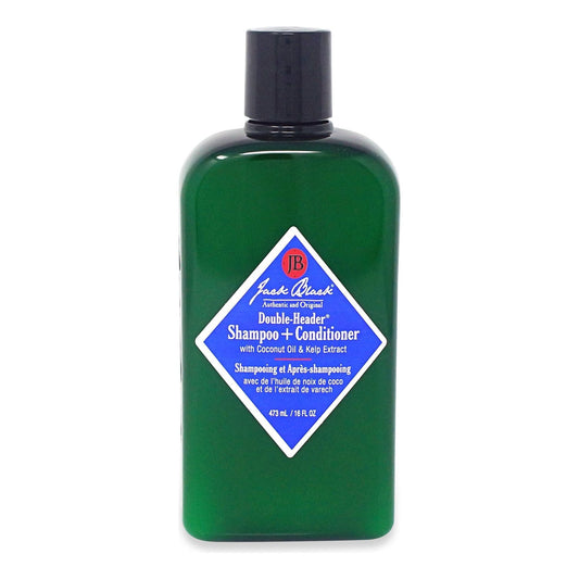 Jack Black Double-Header Shampoo + Conditioner, 16 oz