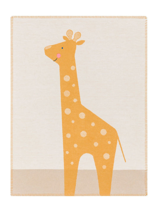 LILI Baby Blanket "Giraffe" with Embroidery