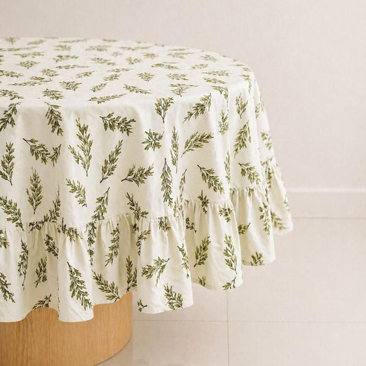 Rosemary Round Tablecloth