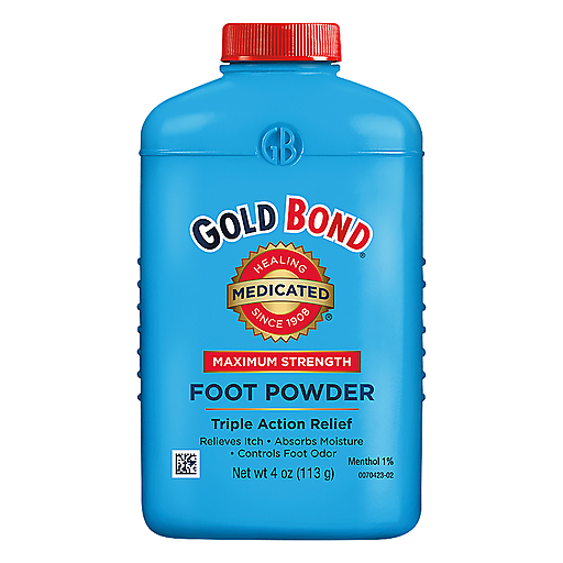 Gold Bond Triple Action Relief Maximum Strength Foot Powder 4 Oz