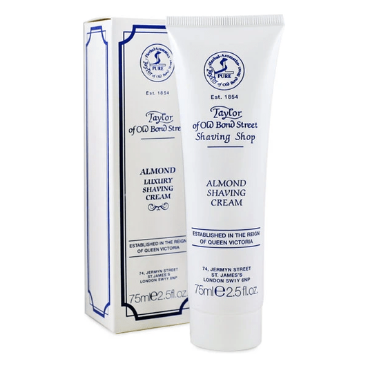 Taylor Of Old Bond Street Almond Shaving Cream Tube 2.5 Oz