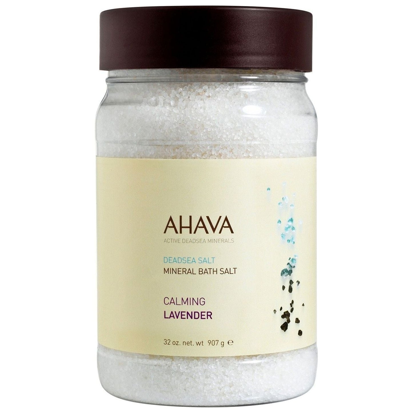 Ahava Deadsea Salt Mineral Bath Salt Calming Lavender 32 Oz