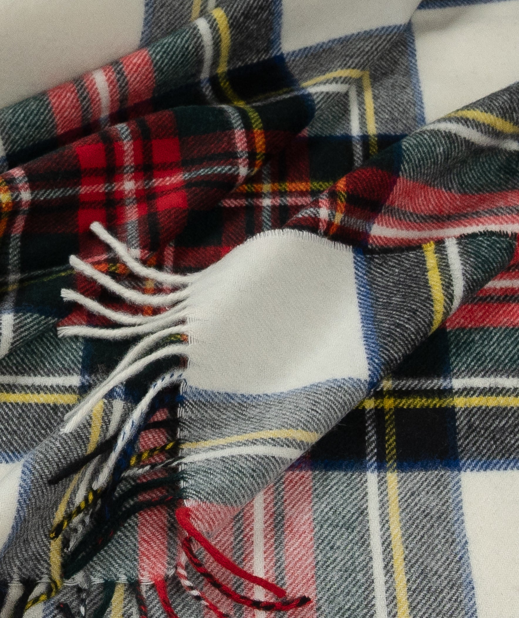 Highland Tartan Tweed Merino Wool Throw ~ Dress Stewart ~ - Osadia Concept Store