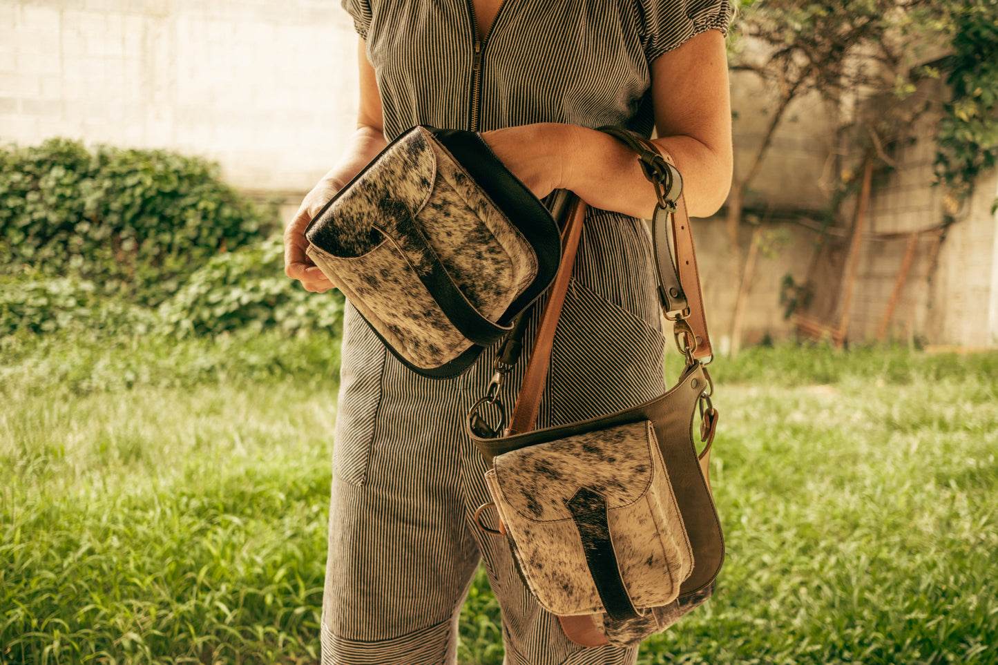 Awabal Satchel - Hair on Hide