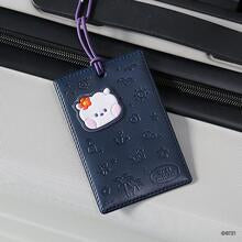 BT21 Minini Leather Patch Travel Tag Vacance