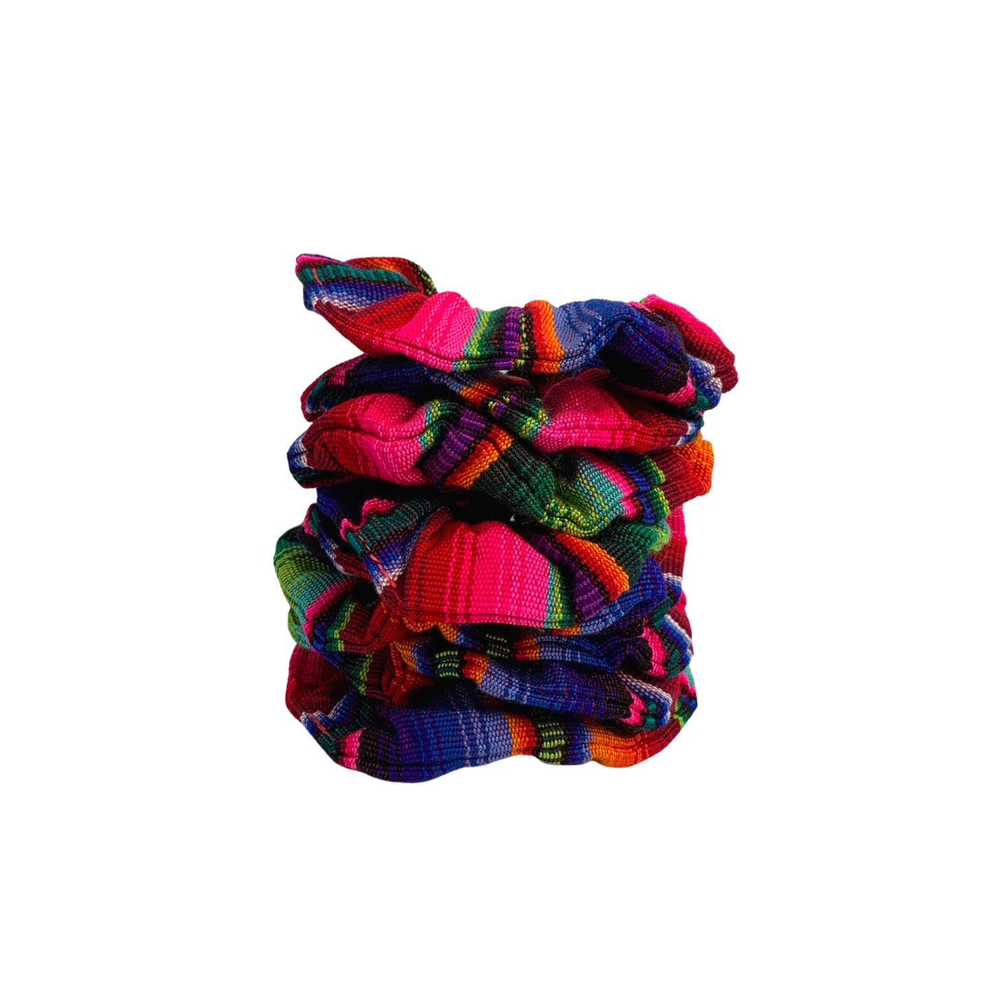 Hacienda Striped Multicolor Scrunchie - Guatemala