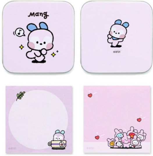 BT21 Minini Tin Case Memo Pad