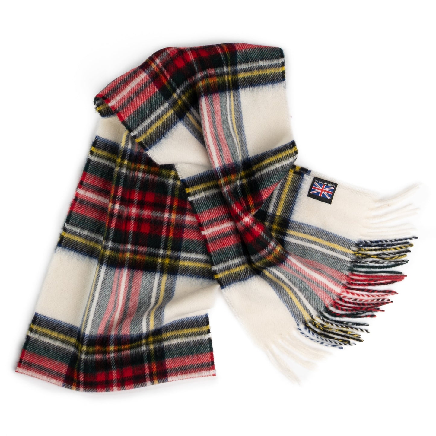 Merino Lambswool Tartan Scarf - Dress Stewart