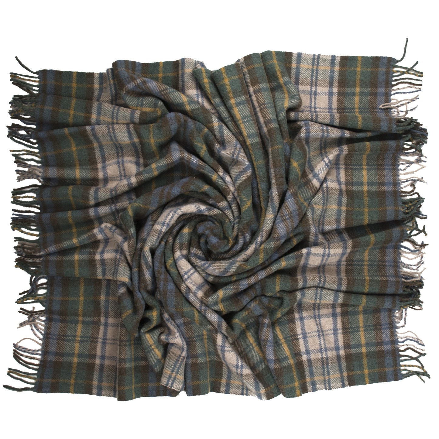 Highland Tweeds New Wool Fluffy Throw ~Antique Dress Gordon ~