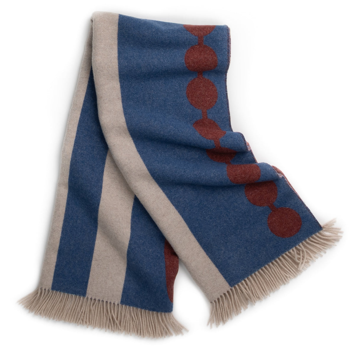 Equestrian Bridle Reversible Throw – Extra-Fine Italian Merino Wool