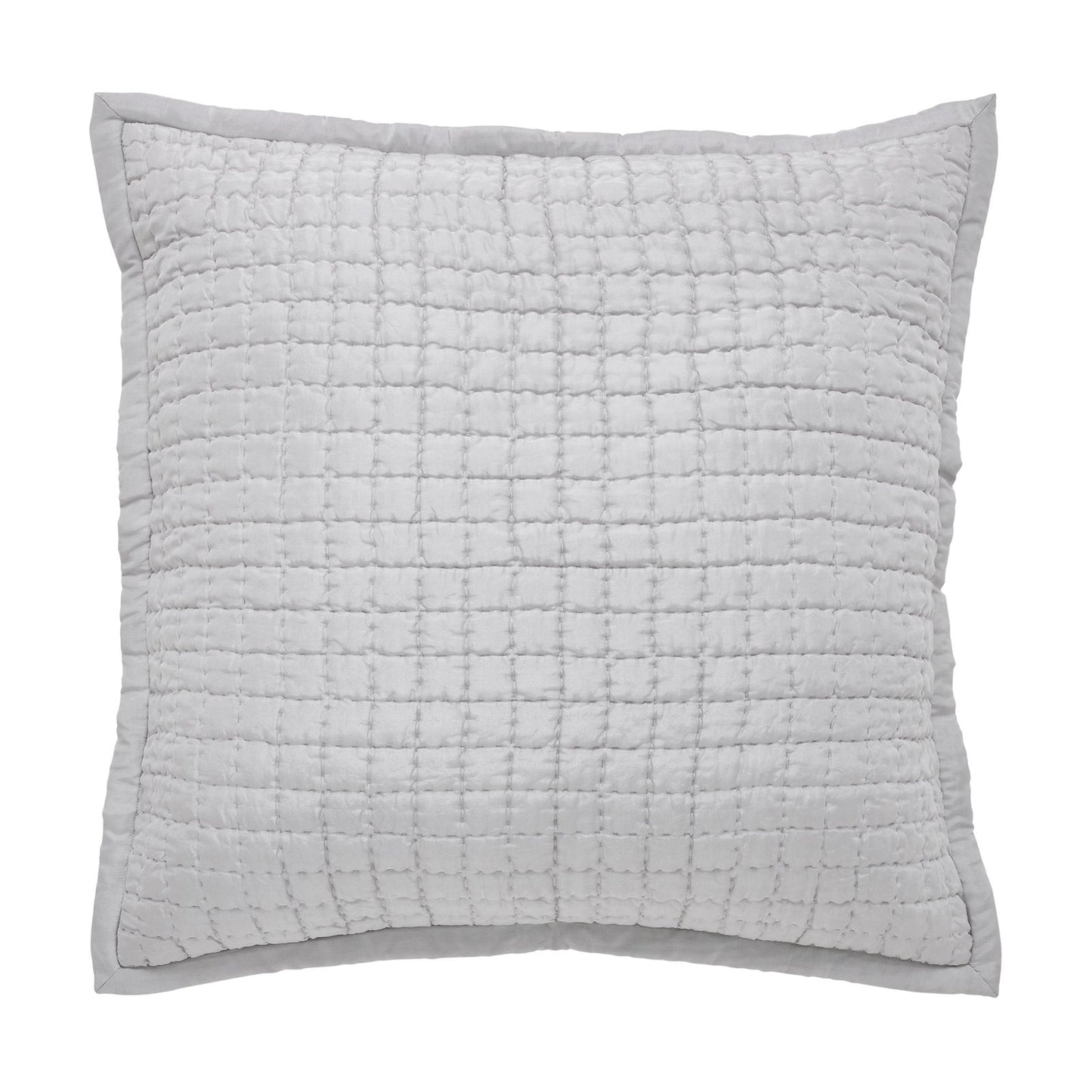 Malibu Sqaure Quilted Silk Coverlet Sham - Clearance