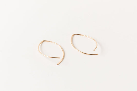 Poppy Threader Earrings | Gold Fill