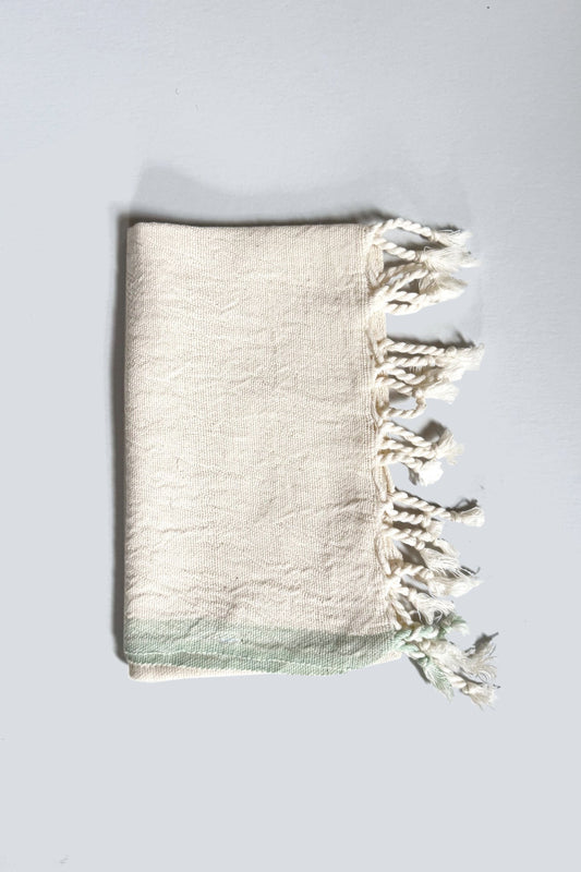 Sage Ivory Hand Towel