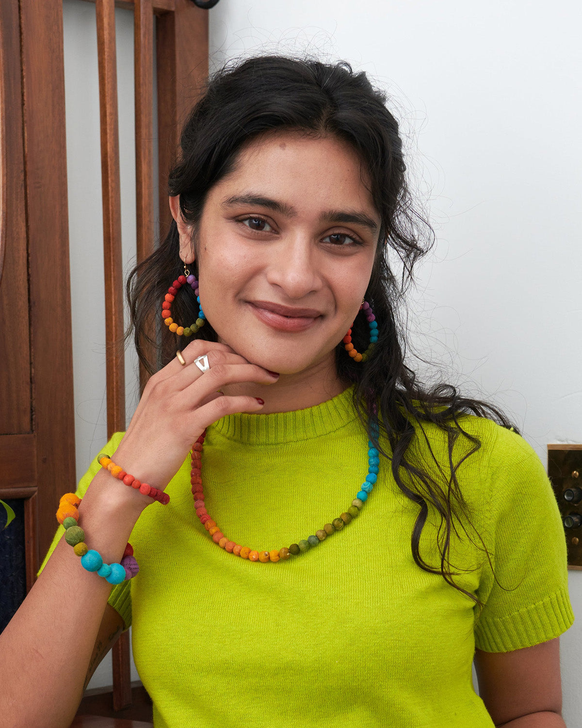 Kantha Prism Necklace