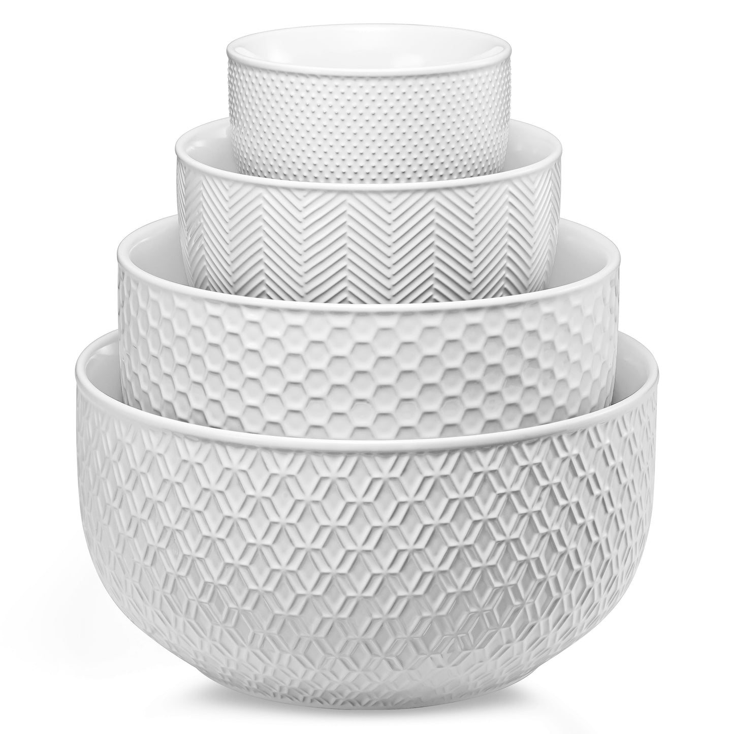 Nesting Bowls, 20/44/98/145 Oz, Set of 4