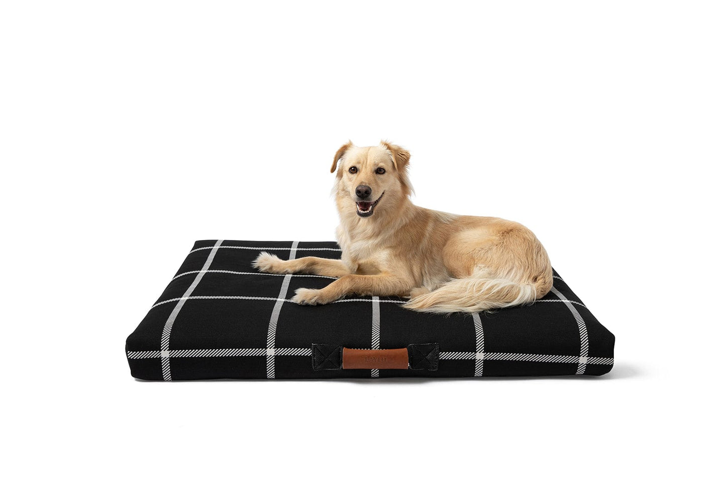 Black Plaid Dog Bed | Dog Bed or Bed Cover